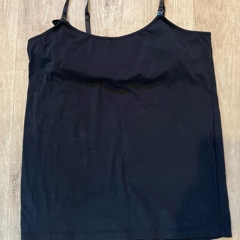 Motherhood Maternity Nursing Black Tank Top Large Like New